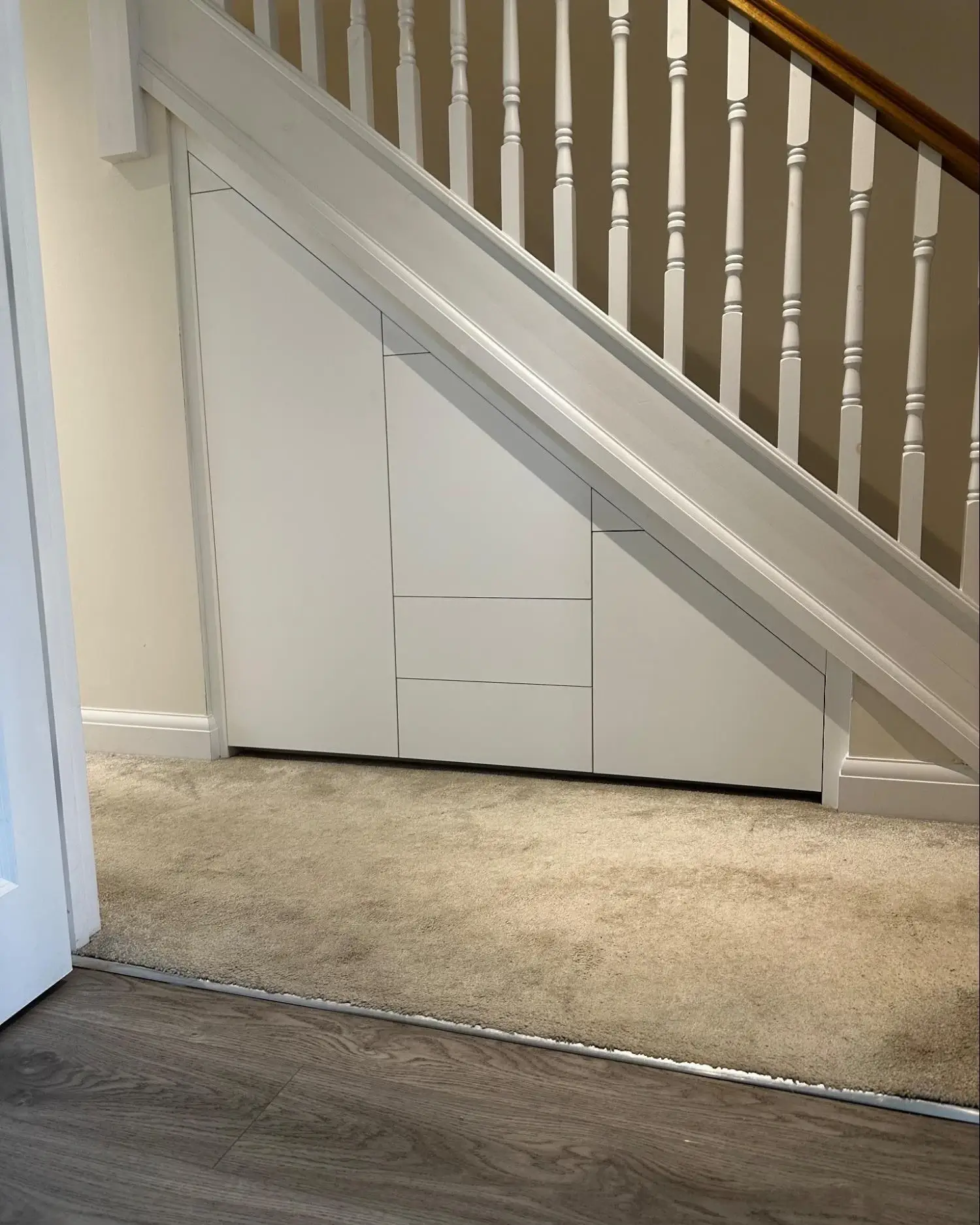 Bespoke understairs storage